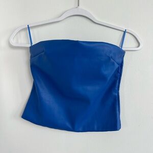 Dynamite blue leather set